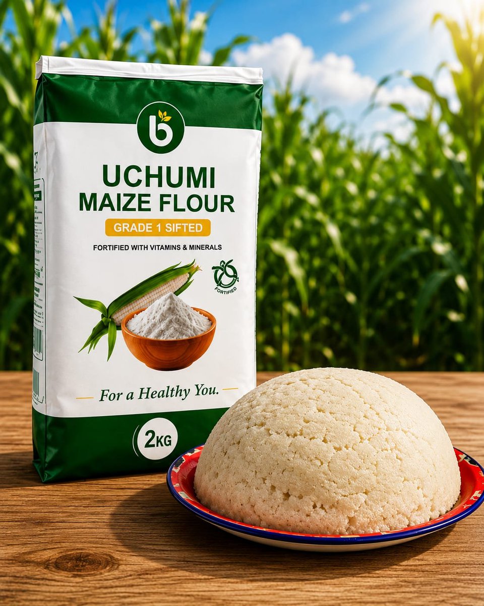 Demba_thaddy's tweet photo. Nothing beats the comfort of a hot, perfectly made mound of ugali! 

​From lush fields straight to your plate, Uchumi Maize Flour brings you pure, fortified goodness for a soft, delicious meal every single time.

​Team Sukuma Wiki, Team Nyama, or Team Samaki— mko wapi? 😆 https://t.co/2pRjipPbg3