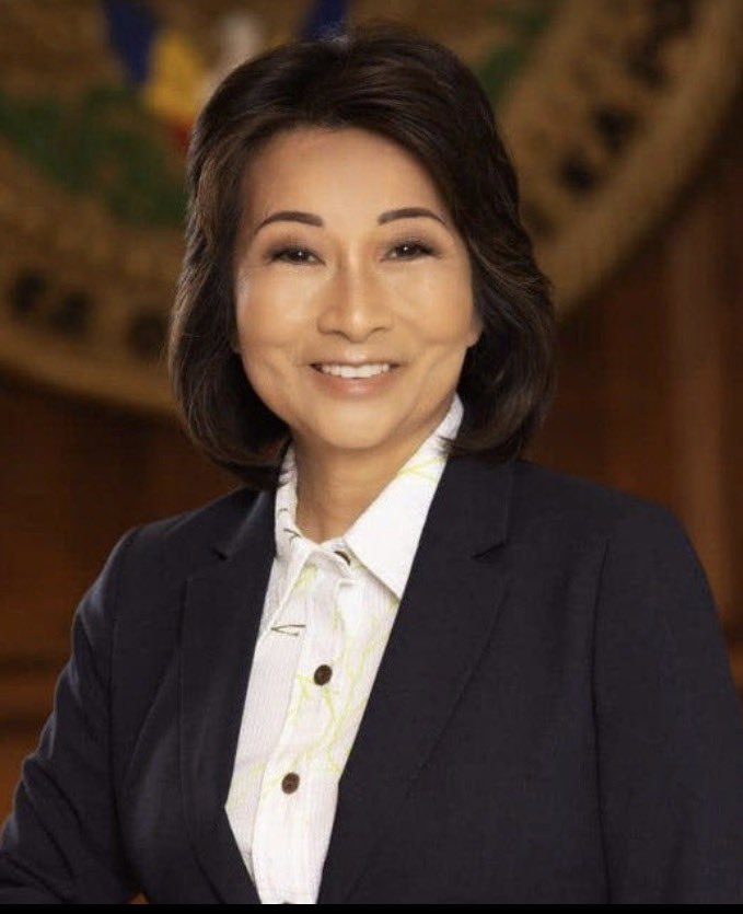 Notwokenow's tweet photo. The Lt. Gov. of Hawaii, Sylvia Luke (D), has been indicted on charges including bribery and conspiracy to commit bribery. 

Luke, a state lawmaker at the time,  allegedly took a $35,000 bribe in 2022 related to a state contract for Covid testing. 

A Covid scam. Imagine that. https://t.co/T2nmptpRUE