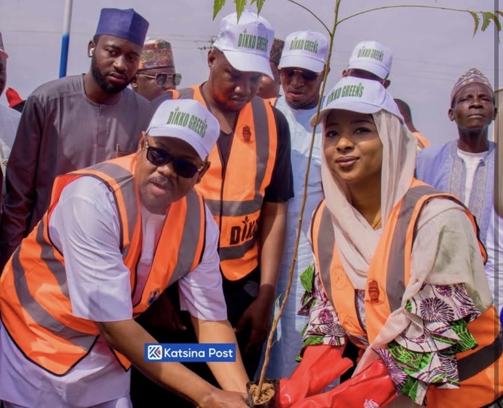 BilkisuSIbrahim's tweet photo. I was honoured to participate in the Katsina State Government Tree-Planting Campaign by the the Katsina Climate Change Secretariat to combat climate change, curb desertification, ecological restoration, and promote a healthier ecosystem across the state. https://t.co/ehd1VgDPAI