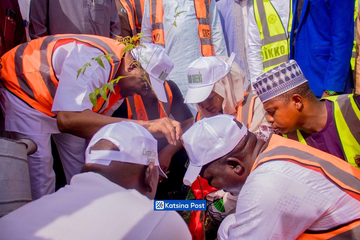 BilkisuSIbrahim's tweet photo. I was honoured to participate in the Katsina State Government Tree-Planting Campaign by the the Katsina Climate Change Secretariat to combat climate change, curb desertification, ecological restoration, and promote a healthier ecosystem across the state. https://t.co/ehd1VgDPAI
