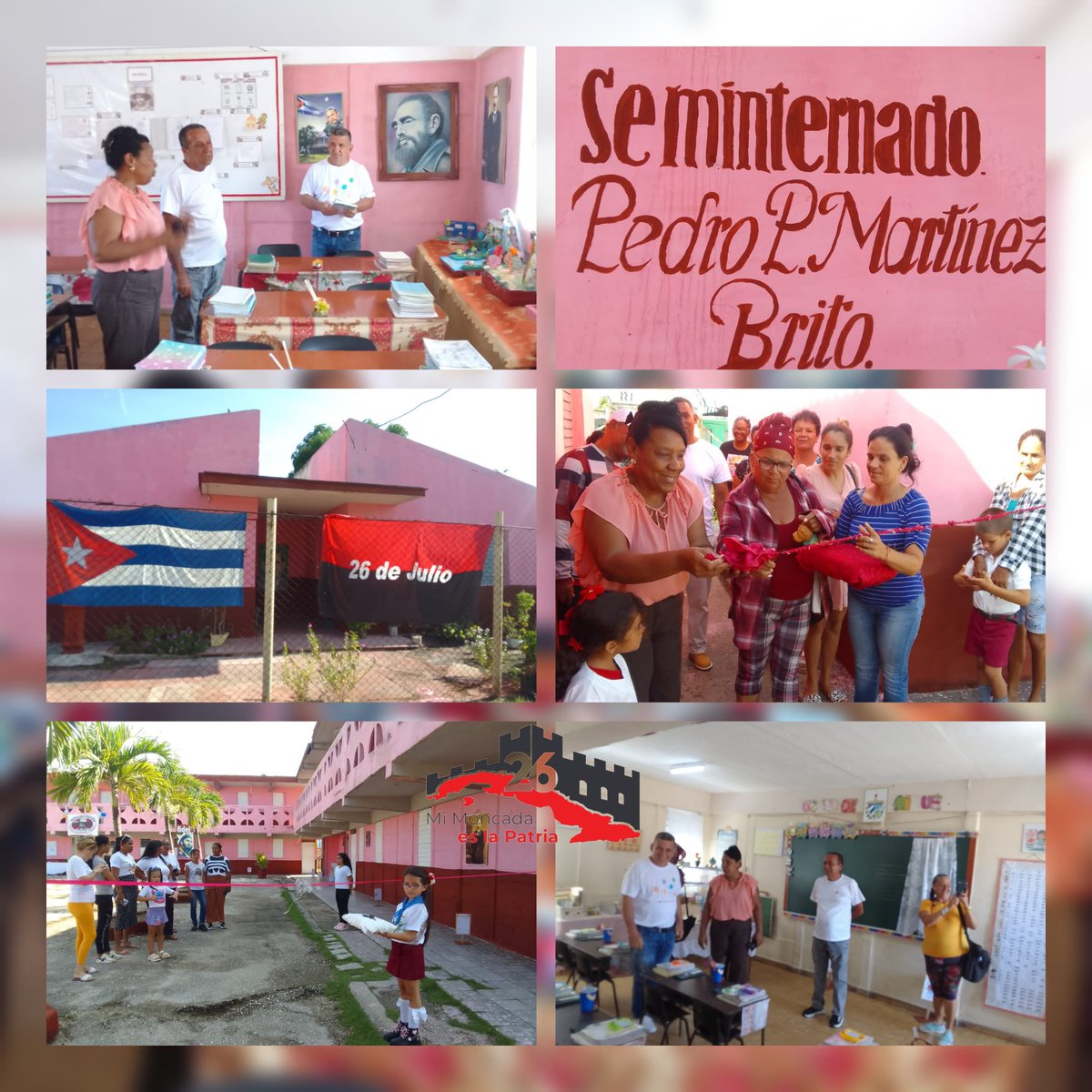 JHGcasanova's tweet photo. Las instituciones educativas en el Municipio cabecera #CiegodeAvila se engalanan para recibir el Día de la Rebeldía Nacional ,en conmemoración al 73 aniversario del Asalto a los Cuarteles Moncada y Carlos Manuel de Céspedes. #LatiendoConFidel @DiazCanelB @DrRobertoMOjeda https://t.co/tYyPC8ZMya