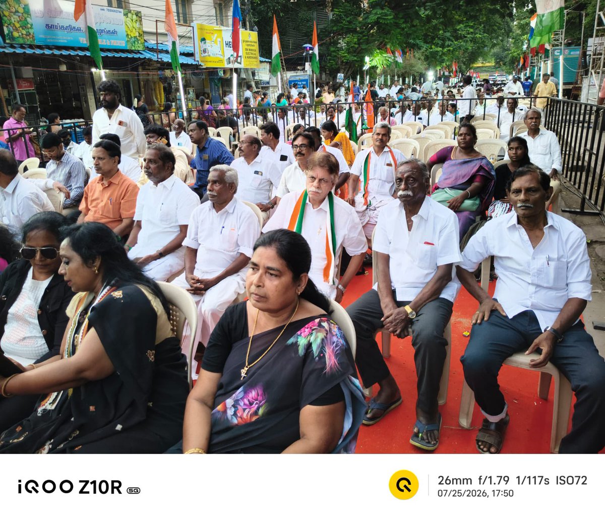 kvthilagariyc's tweet photo. 25/07/2026 மாலை 6:00 மணி முதல் நடைபெற்ற மாணவர்களுக்கு எதிரான மத்திய அரசின் மக்கள் விரோத நடவடிக்கைகளை கண்டித்து தமிழ்நாடு காங்கிரஸ் கமிட்டி சார்பில் நடைபெற்ற கண்டன பொதுக்கூட்டத்தில் தென் சென்னை மேற்கு மாவட்ட காங்கிரஸ் கமிட்டி #inctamilnadu #TNForstudents @manickamtagore https://t.co/agNMBecVqb