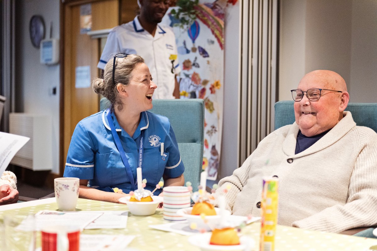 StMichaelsHosp's tweet photo. Hospice care is about living well. 🌸💛

Our Day Services help people enjoy friendship, wellbeing activities and therapeutic support, because every day matters.

💬 What brings you joy? https://t.co/2eOIg3nSVy