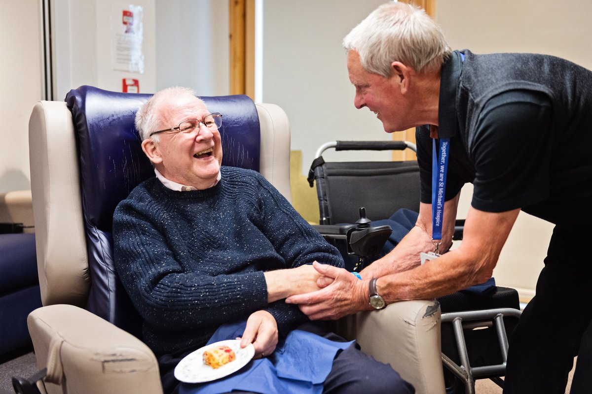 StMichaelsHosp's tweet photo. Hospice care is about living well. 🌸💛

Our Day Services help people enjoy friendship, wellbeing activities and therapeutic support, because every day matters.

💬 What brings you joy? https://t.co/2eOIg3nSVy