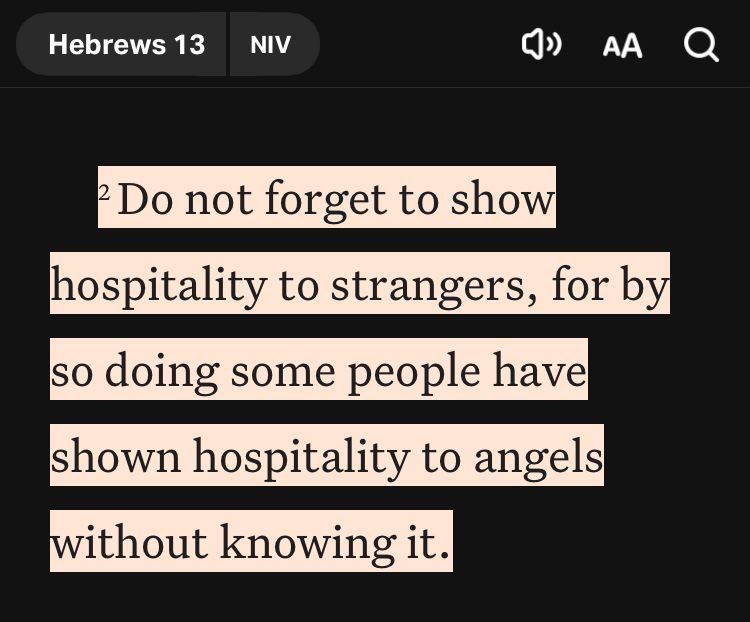 FuelTheSoul_'s tweet photo. Hebrews 13:2 https://t.co/zW6CSxV801