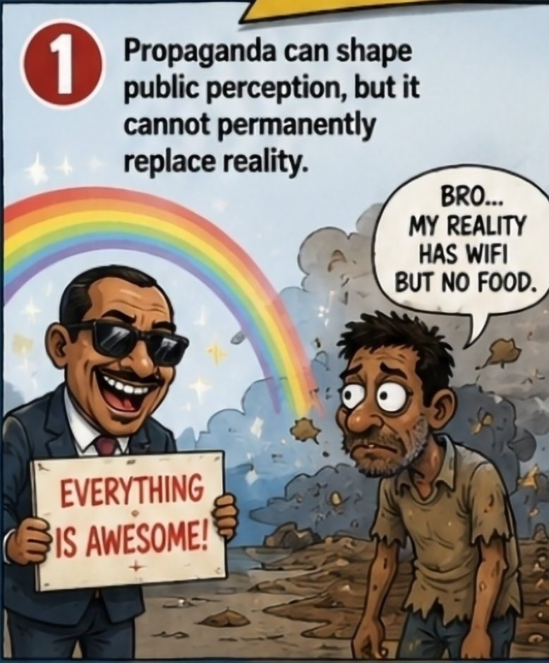 Tewolde_B's tweet photo. Propaganda can shape headlines, but it cannot change empty wallets or people's daily lives. Reality always catches up. #Transparency #GoodGovernance @AbiyAhmedAli @Jawar_Mohammed @reda_getachew @LidetuAyalew https://t.co/zqbWKlMILz
