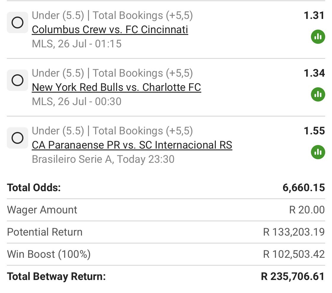 Bestow_SA's tweet photo. Betway Under 5.5 Bookings 🔥🔥

6.6k odds 💰💰

Code: BW64915082

Kick off - 23:30 ✈️✈️ https://t.co/3P63pFYuNz