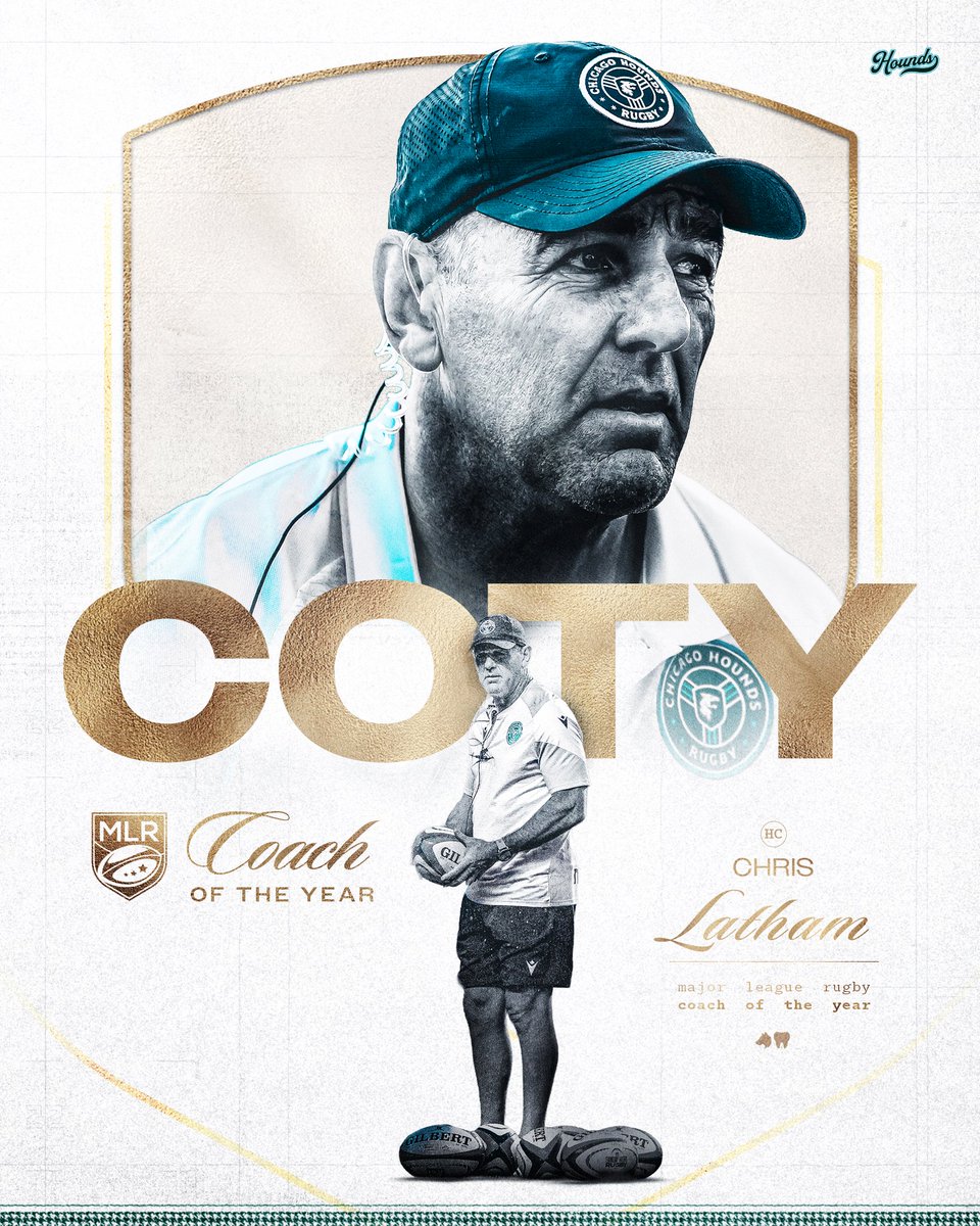 HoundsChicago's tweet photo. THE BIG DOG. 2026 COACH OF THE YEAR https://t.co/NoDUsTUZLm