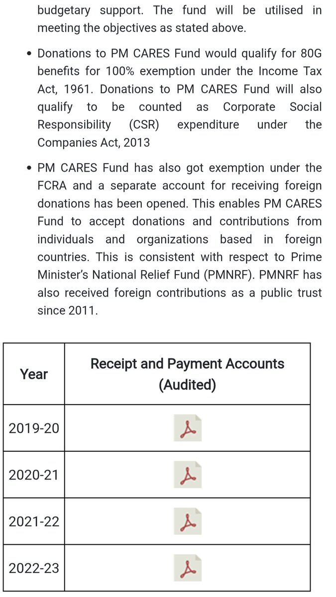 prfctly__flawed's tweet photo. Common citizens must follow tax filing rules. Shouldn't the same transparency apply to public funds?
The last publicly available audited PM CARES Fund report for FY 2022–23 available fund ₹6,283 crore. Has a newer report been released? If not, why?
#Transparency #Accountability https://t.co/GX4CyqA6Du