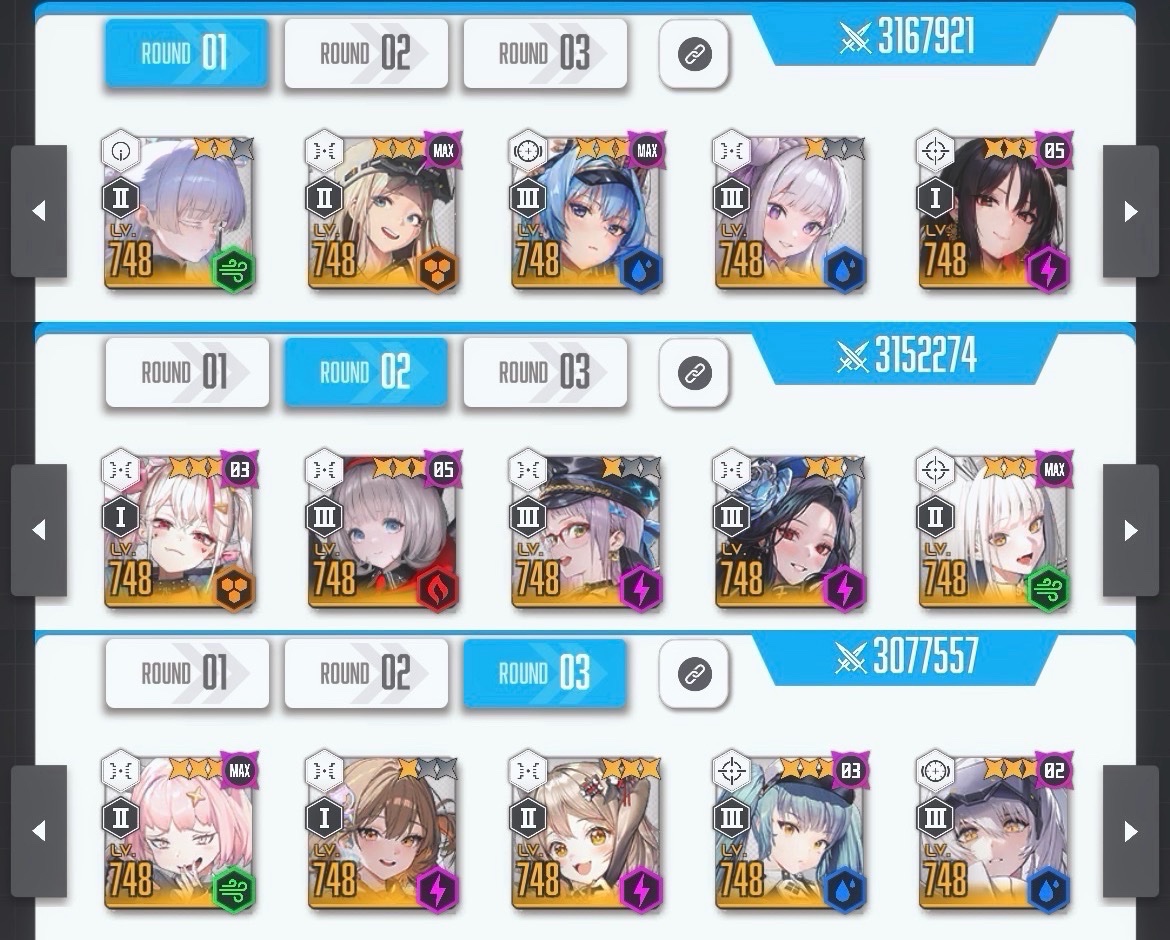 smattun2's tweet photo. スペアリ防衛
とうとう６位に突破されたので編成見直し中

現在レベル33上の4位の防衛は諦めてましたがノアアニスプリをベースにしたヤケクソ？編成で1回だけ防衛成功💪

1回だけでしたが、ほぼ丸パクリされたので印象には残ったみたいです🤣 https://t.co/LXLtNOLB2C