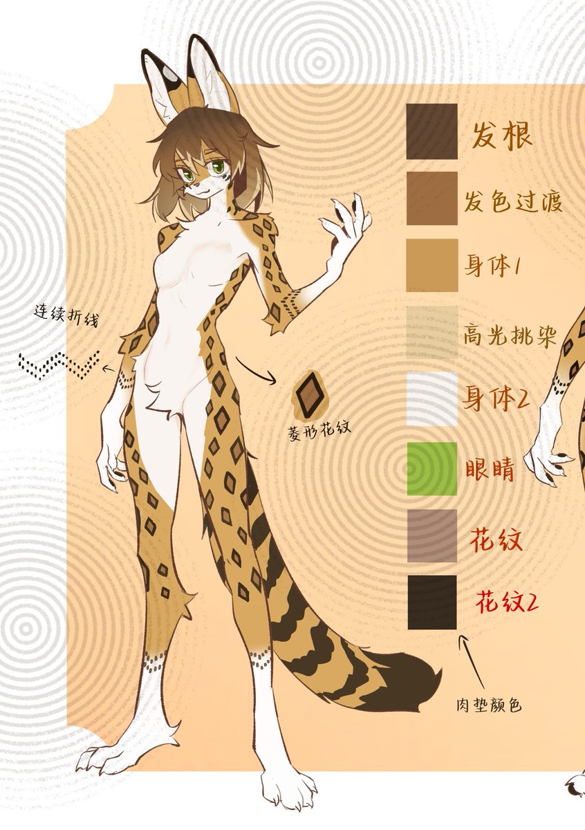LeeChuan_fox's tweet photo. 新的稿件，我很喜欢画薮猫🥰🥰💕
#furry https://t.co/TVbZuwY7bl