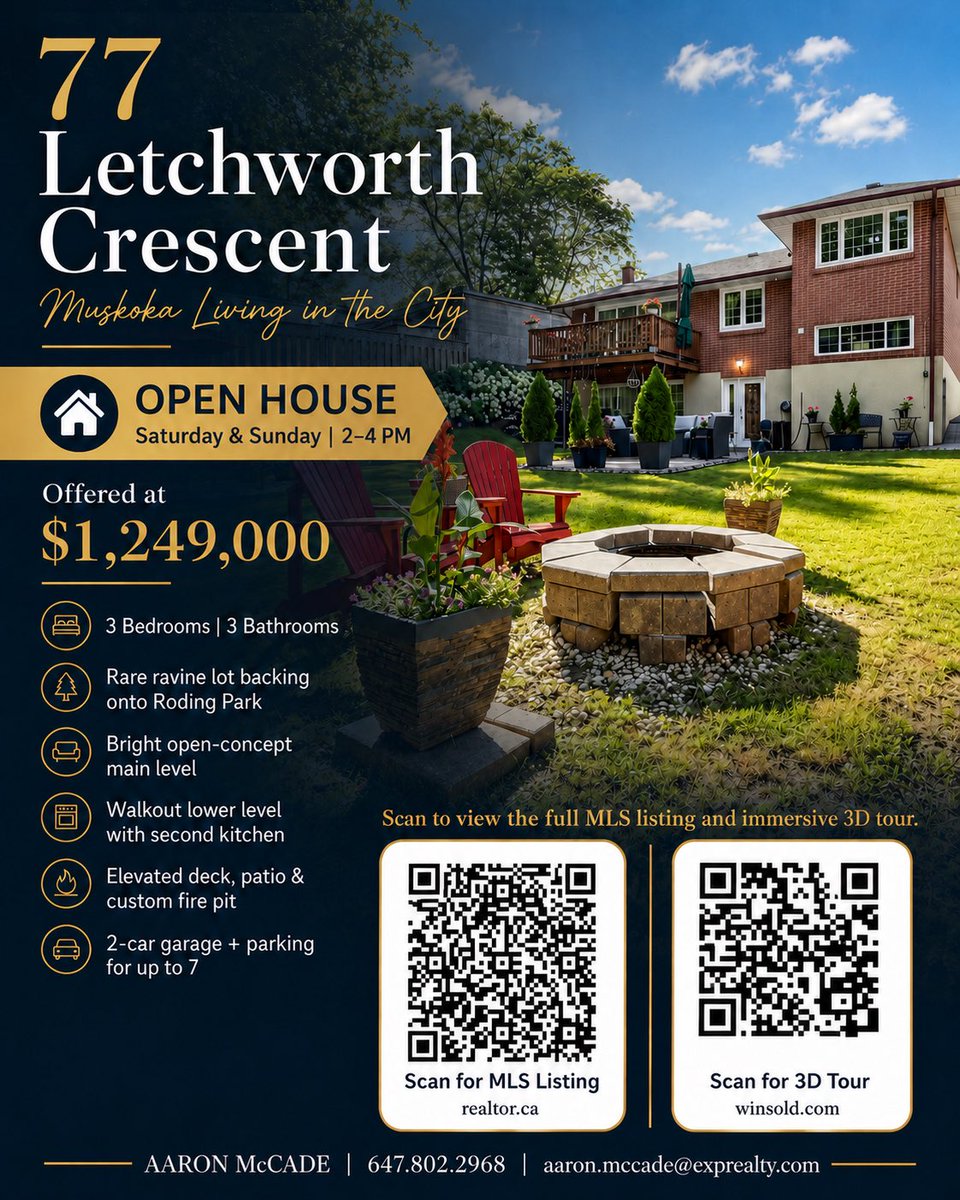 aaron_mccade's tweet photo. Open House: July 25 &amp; 26 from 2 - 4 pm https://t.co/RE7Pa5Y4DN