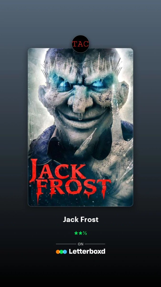 TakeAChanceTAC's tweet photo. @dailypooh_ I have a soft spot for these movies. Not just these bitch other ones. I just watched Curse of Jack Frost earlier today on Peacock and I didn't hate it https://t.co/6bn5nKHqyK