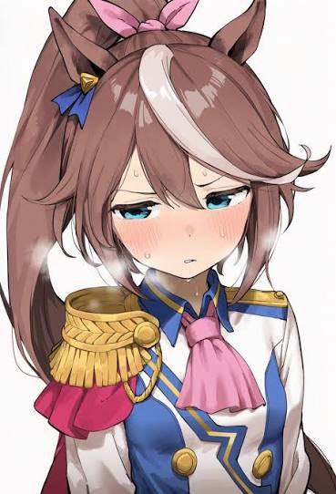 MiracleH0rse's tweet photo. [Teio had just finished training, she seemed upset at her time. Not only upset but pent up too..maybe like she could use some stress relief.]

“Huff.. Huff.. darn it…” https://t.co/hOWlkJemJ9