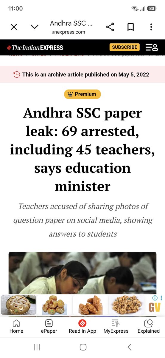 rangaaprasad's tweet photo. @ysjagan By the way Jagan garu, SSC paper got leaked in 2022 when Botsa Satyanarayana was the Education minister. Who resigned from the previous govt side to take accountability? https://t.co/tPBhW9hgOw