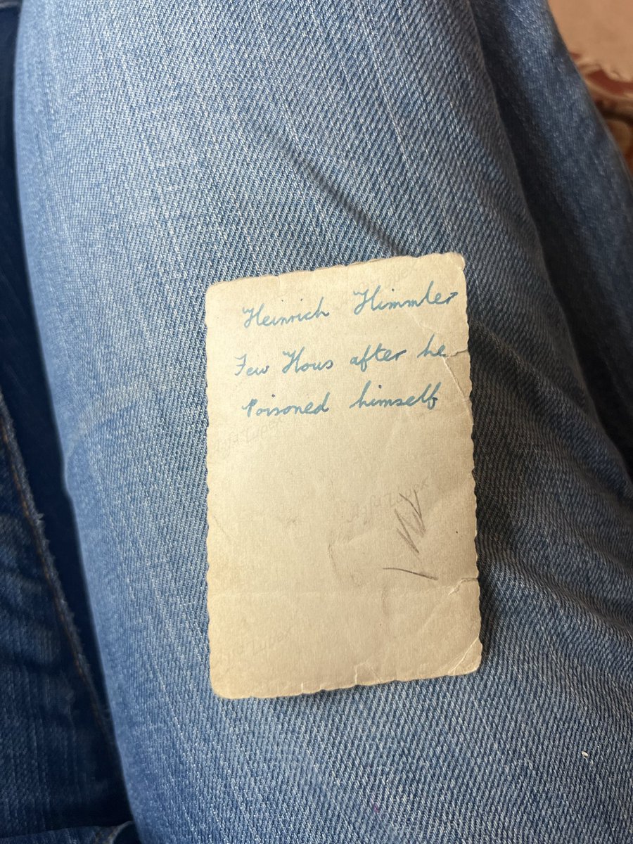 itwasintended's tweet photo. found a picture of heinrich himmler in my grandpas attic https://t.co/2XpkxmRWu1