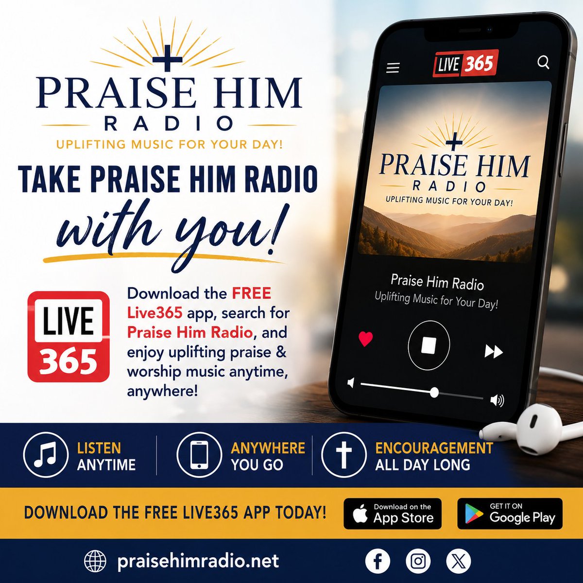 WWRDDB's tweet photo. #PraiseHimRadio #myTuner #myTunerRadio #ChristianRadio #PraiseAndWorship #WorshipMusic #ListenAnywhere #Faith #Jesus #AugustaGA #CSRA #Georgia #Atlanta #NowStreaming #Radio #Live365

🌐 https://t.co/H90Uj4inhP https://t.co/MLaT06uPxb