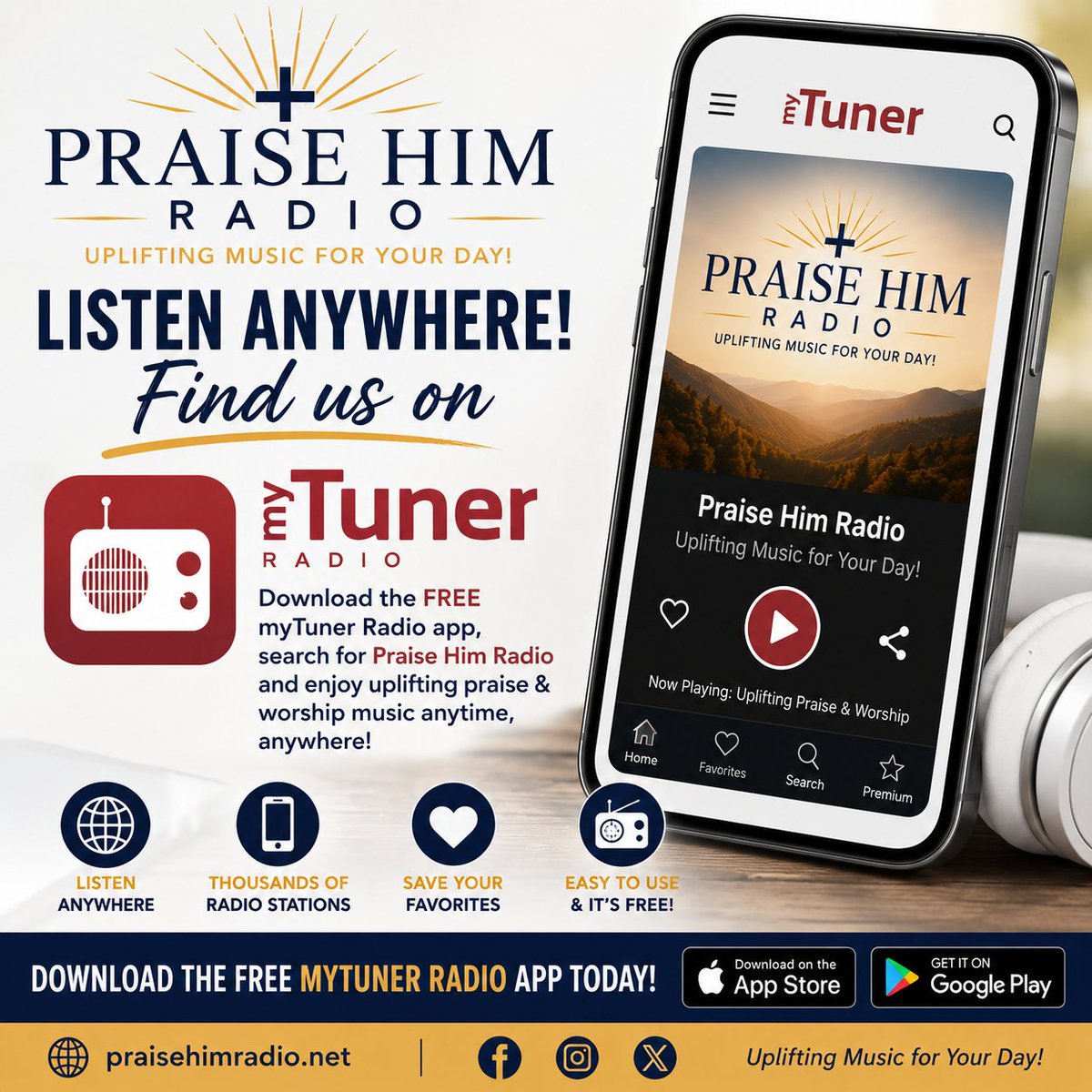 WWRDDB's tweet photo. #PraiseHimRadio #myTuner #myTunerRadio #ChristianRadio #PraiseAndWorship #WorshipMusic #ListenAnywhere #Faith #Jesus #AugustaGA #CSRA #Georgia #Atlanta #NowStreaming #Radio #Live365

🌐 https://t.co/H90Uj4inhP https://t.co/MLaT06uPxb