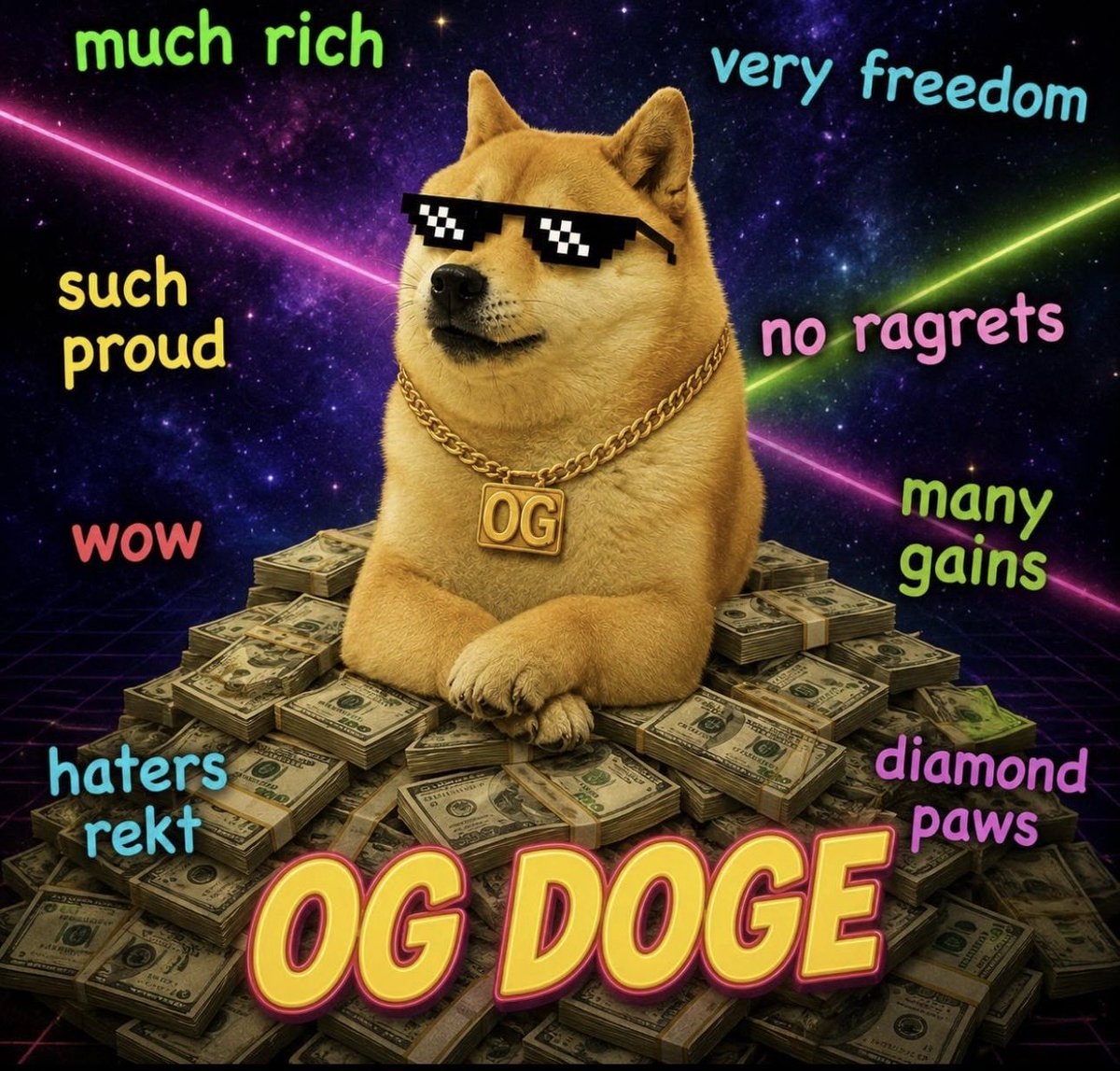 CCrypto48790's tweet photo. @0xCryptoshi This cannot be missed, $OGDOGE is made by the real dogefather https://t.co/73JRGkEPnj