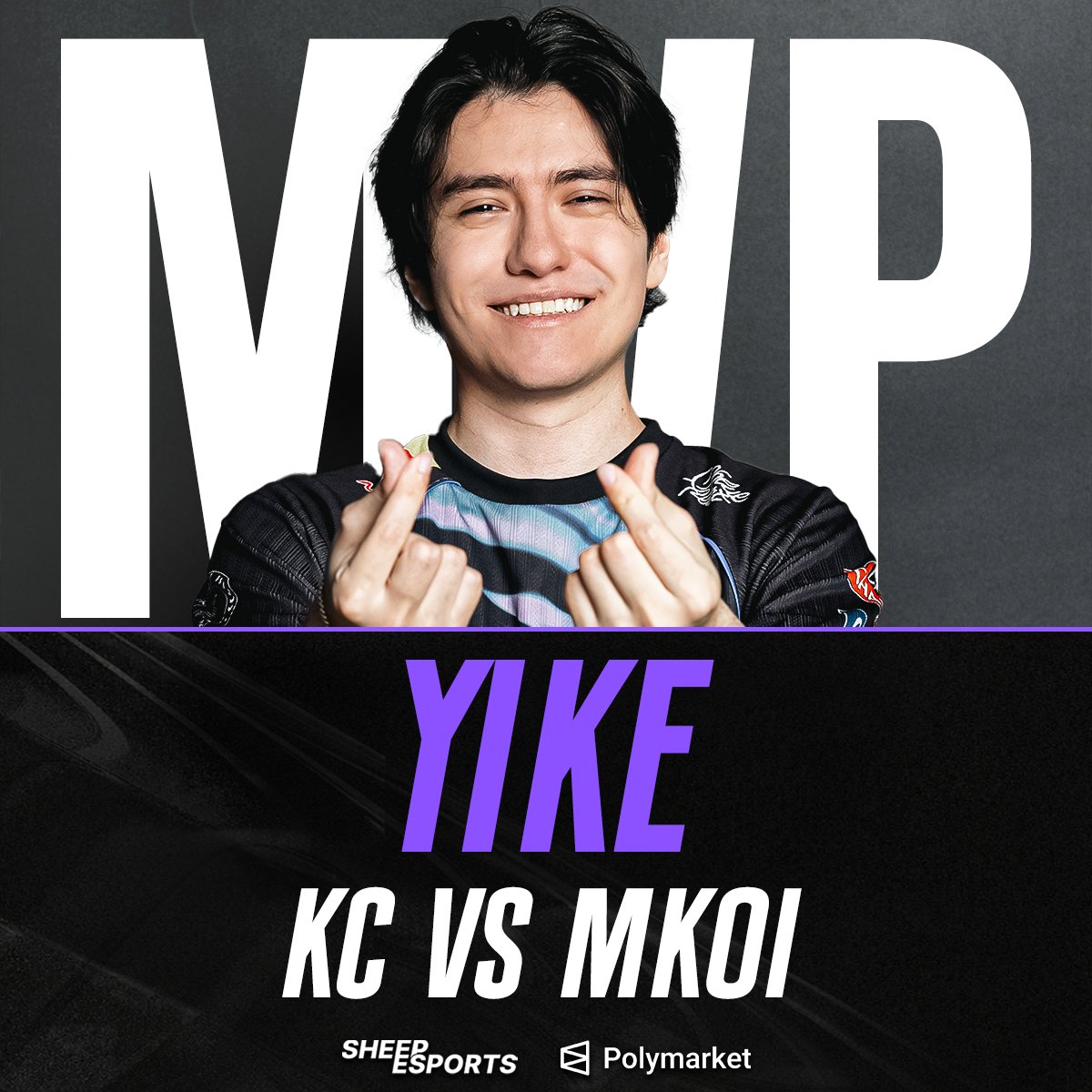 Sheep_Esports's tweet photo. KC Yike 🇸🇪🇵🇪 has been voted #LEC Player Of the Series 🏅 against MKOI! https://t.co/vwfXTOTo8i