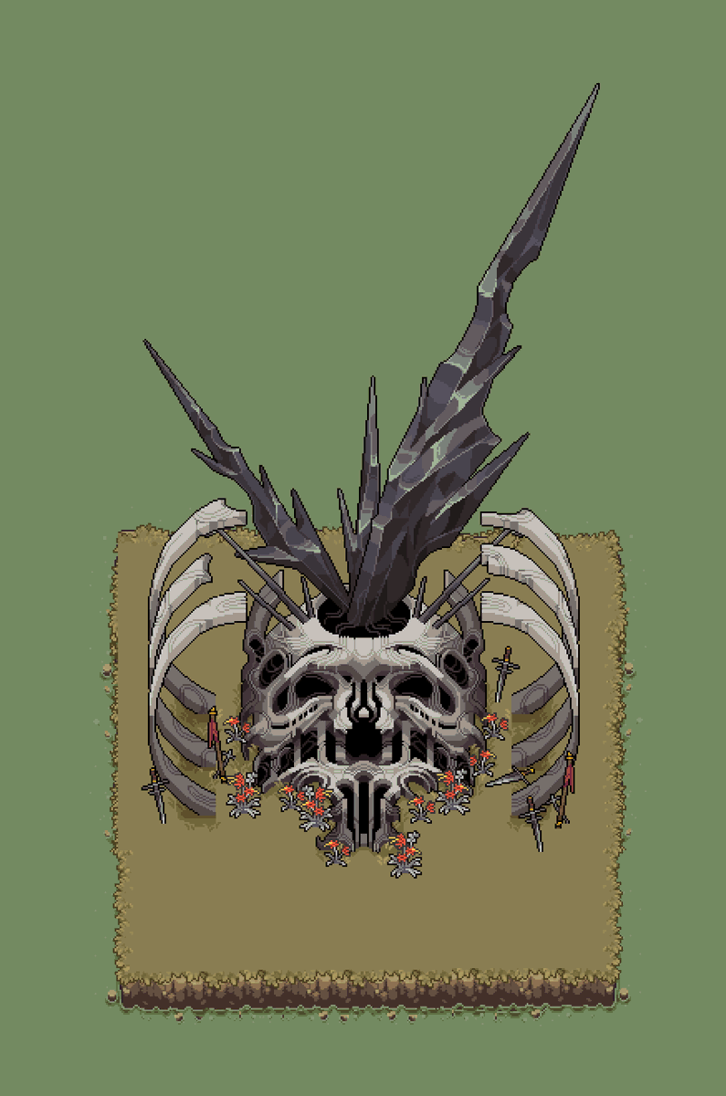 ebo_1997's tweet photo. #Ebou #pixelart #ドット絵  混沌 入口 https://t.co/Mr1s7dhD0z