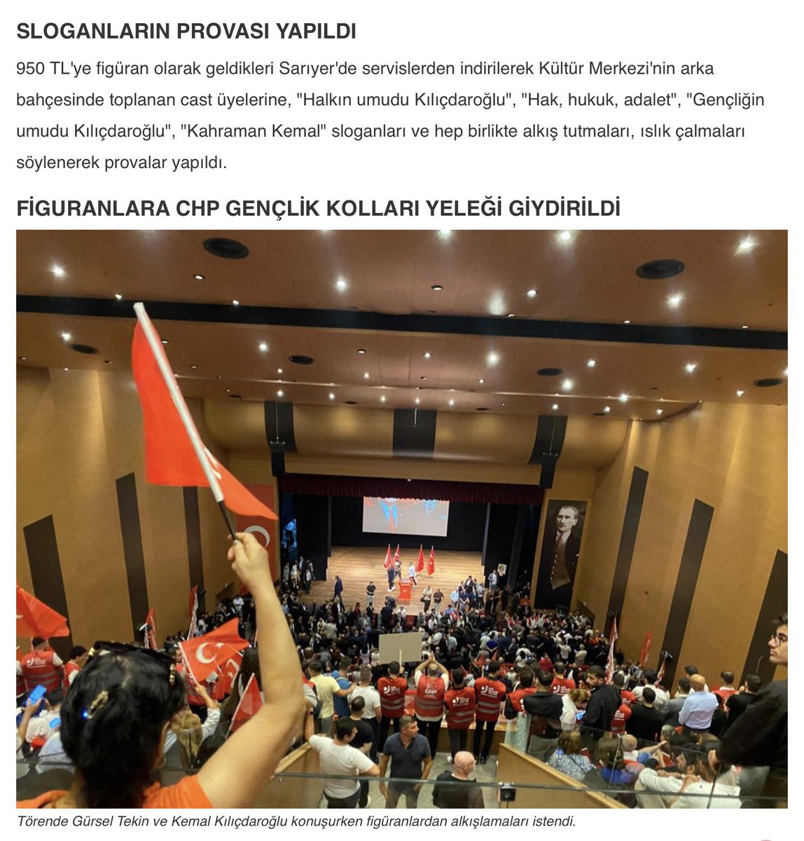 luvidedesi's tweet photo. @Zekeriya_Say 950 liraya buldukları figüranların sloganı da anca böyle dandik olur işte.

Böyle oyunları senin gibi koyunlar belki yer ama biz yemiyoruz 

Rozet takmak için 950 liraya fügüran bulacak kadar zavallılar işte https://t.co/MEJytfuat0