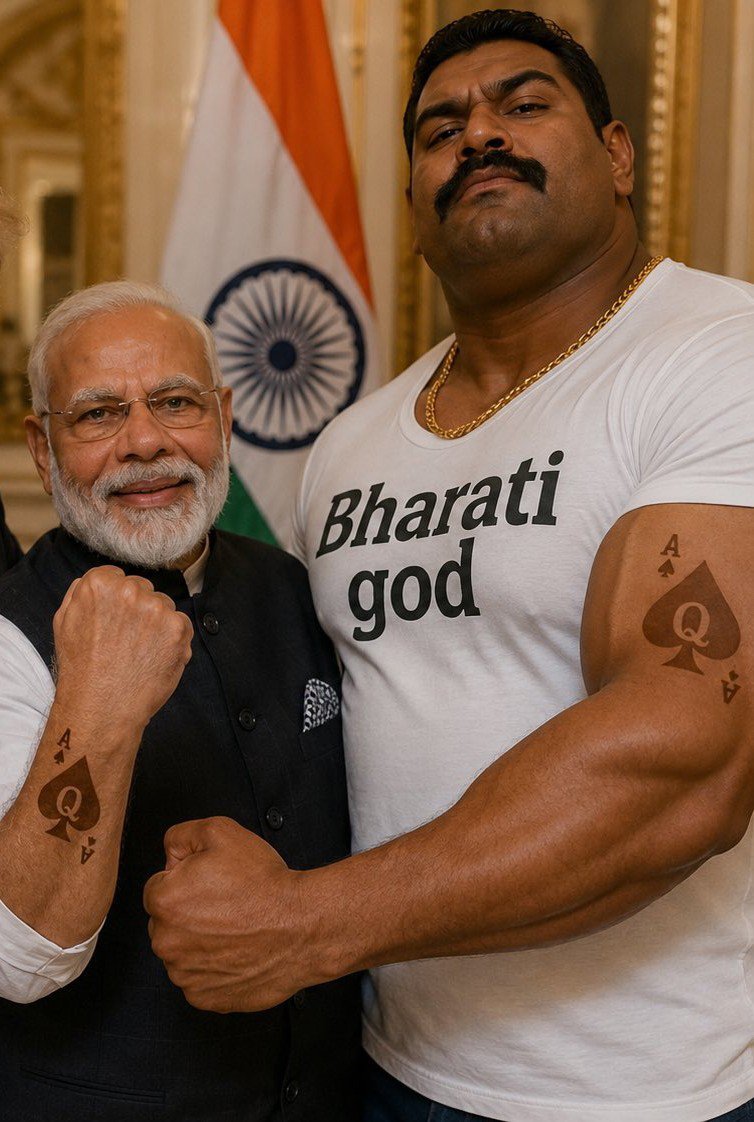 FeelsV41875's tweet photo. @Vindoopmagician Ai pictur unlike the second picture, bharat won, cumskins lost, they mummas fuc.k.ed by many https://t.co/oGqHPumPzO