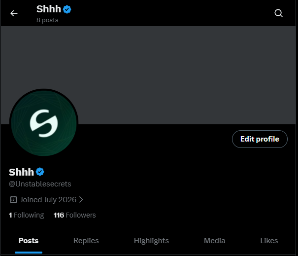 Shhh tweet media