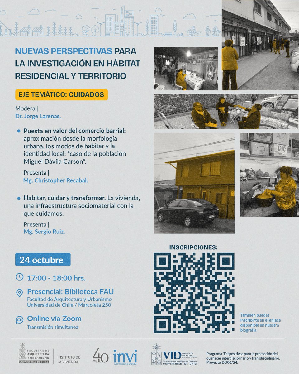 invifau's tweet photo. Hoy queremos celebrar y felicitar a tres académicas y académicos del Instituto de la Vivienda por un importante reconocimiento a sus trayectorias académicas.… https://t.co/76FEROQCo9