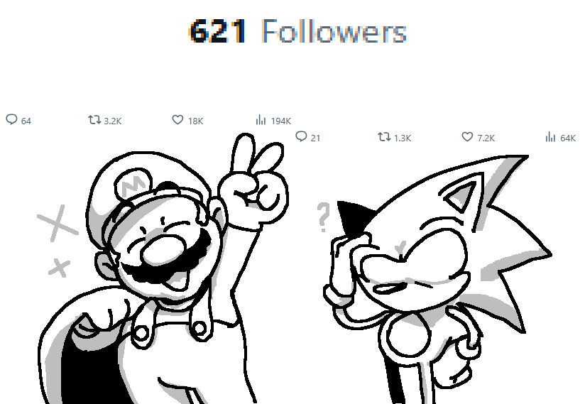 MSignel's tweet photo. Thank you guys so much for the support as of late!
hopefully i'll be posting more frequently these days
#deltarune #deltarunechapter5 #flowerman #granddad #bootleg #madmewmew #sonichaspassed https://t.co/nc576dZpcb