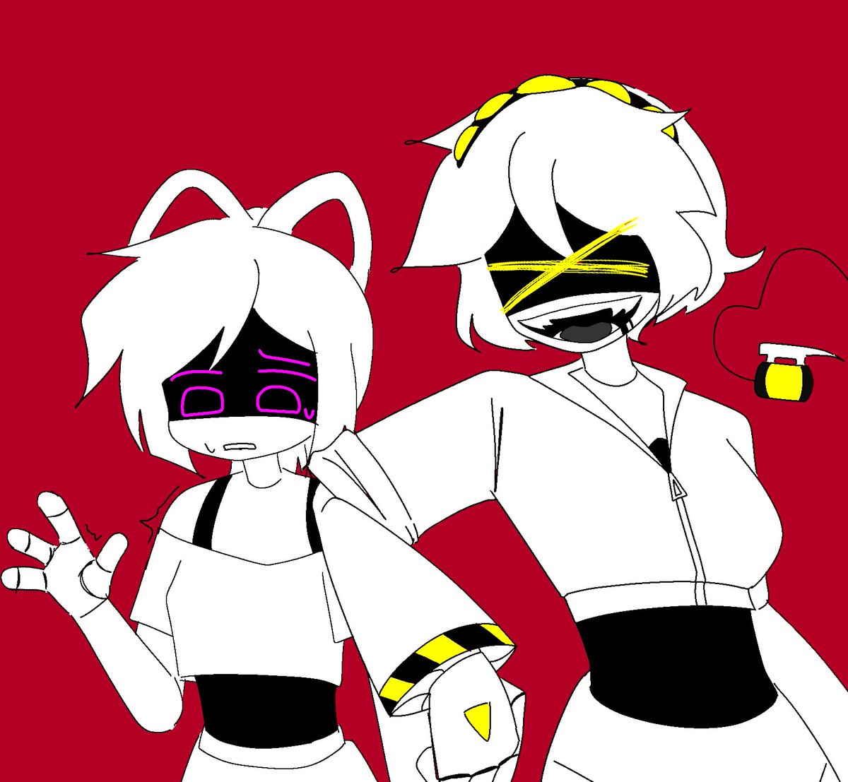 Lin1453138's tweet photo. 폰구락 낙서
#murderdronesfanart
#MurderDrone
#vlizzy #V #Lizzy https://t.co/HaYHTEnj6w