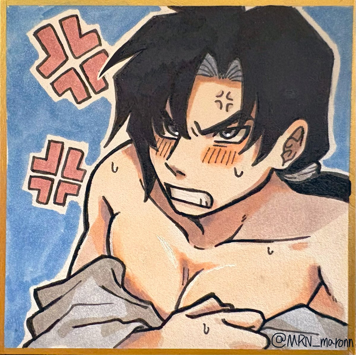 MRN_maronn's tweet photo. 覗くな!ナマモノ!!
⚠︎軽く肌色 https://t.co/jMOn2EV93C