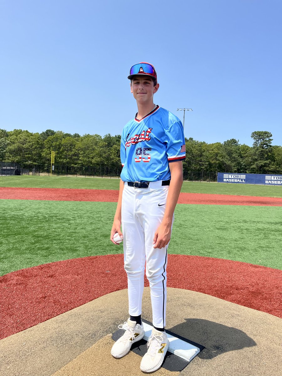 axcessbaseball's tweet photo. Connor Mihalik (Wantagh 2029) pitched a no-hitter this morning for 15u Beast National at the #AxcessInvitational !

6.0 IP 0 H 0 R 4 BB 6 K https://t.co/YLvBr0Eivd