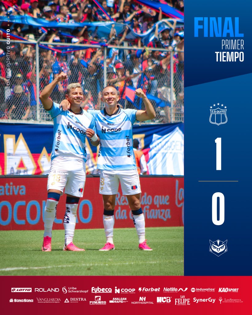 SDQuito_Oficial's tweet photo. Final Campeonato Incoop Segunda Categoría AFNA by Forbet ⚽️
#SDQuito 1-0 Real Puerto Quito
#SoyDelQuito 💙❤️ https://t.co/6ClnzvYssC