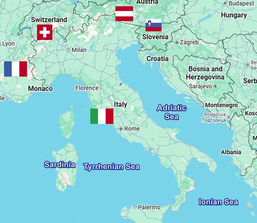 siterary's tweet photo. Italy :   Population : 58.90 M    Area: 301 340 km²    Kingdom: 1861 Republic: 1946  Capital: Rome
Climate:  Predominantly Mediterranean; alpine in far north; hot, dry in south. more on  ... https://t.co/76ETkE0LPz   #Italy #Geography #map #travel #travelinfo #countryinfo https://t.co/XLT6uKeniV