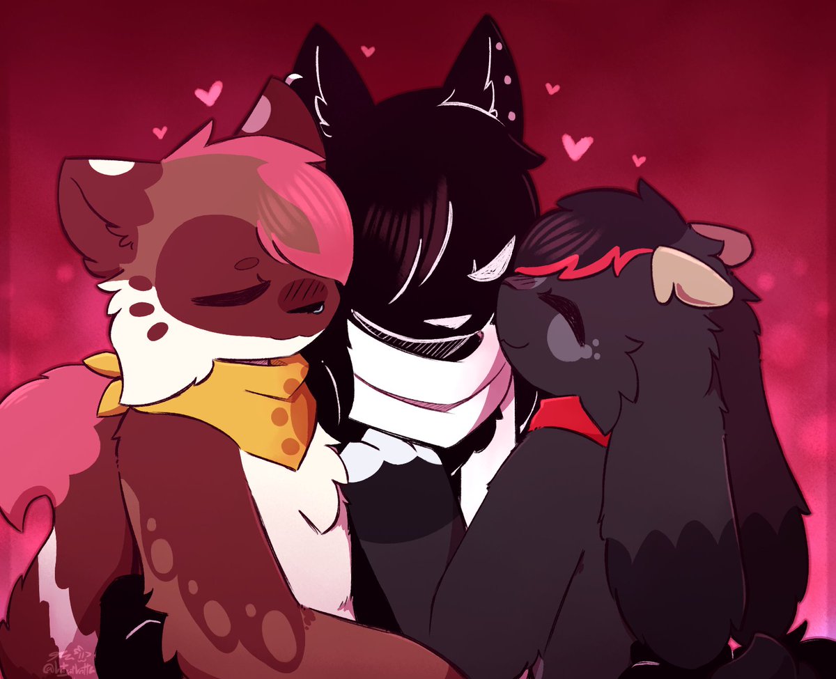 LotsofLatte's tweet photo. the best part of having a partner with several sonas is I get to snuggle any combination of them

Love my boywives 🤍 https://t.co/I5NBJ1Nien