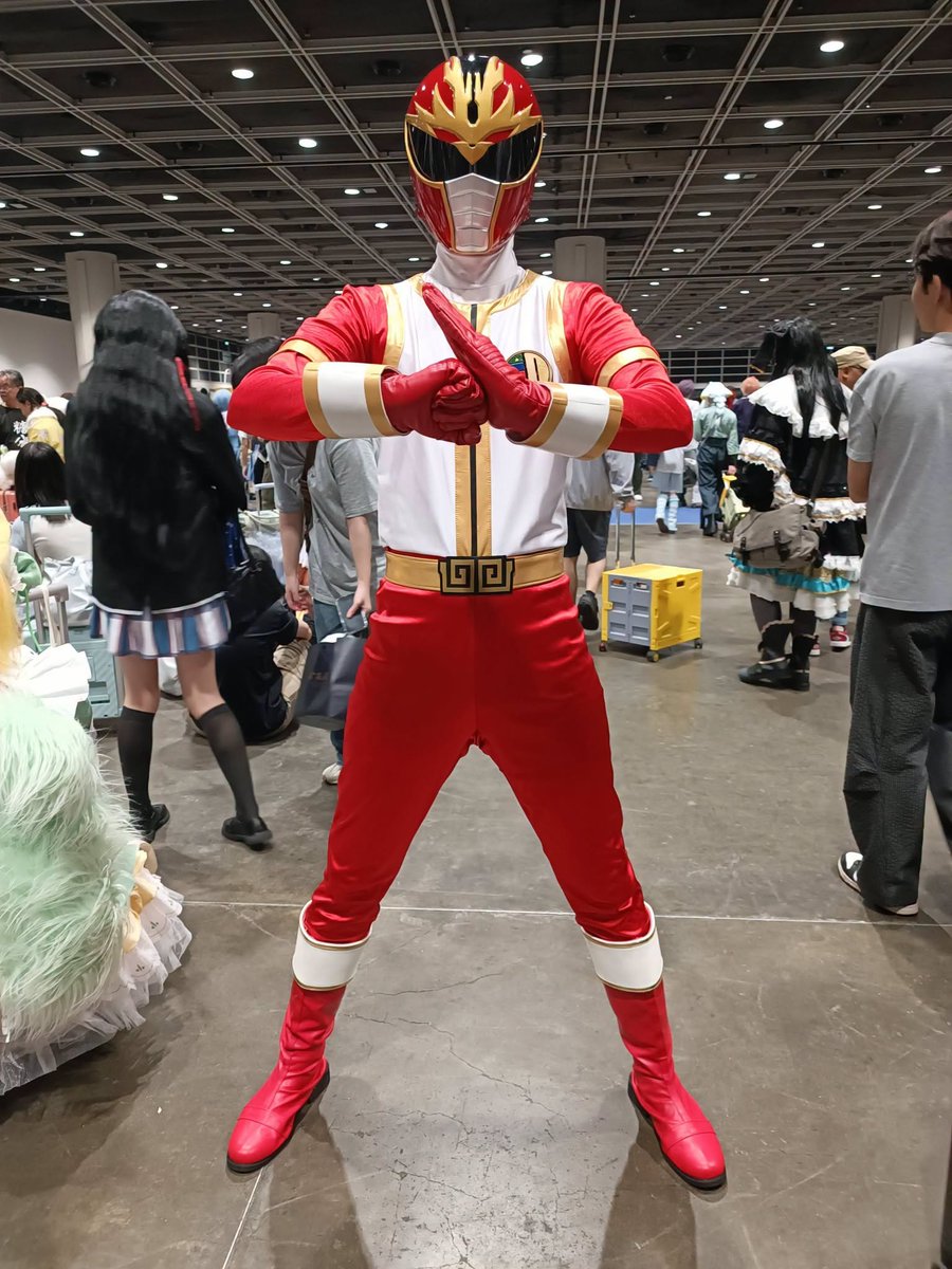 Andy_SpeedWagon's tweet photo. 合体必殺
天重星・最大重力波 , 天火星・稲妻火炎破
#五星戦隊ダイレンジャー 
#ダイレンジャー 
#HKACG2026
#HKACG https://t.co/pnEG5dOvWN