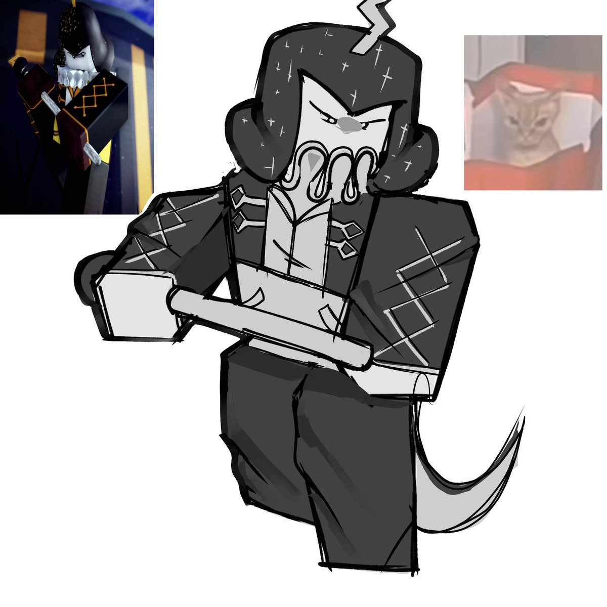 ZobiIfiwashere's tweet photo. had a feel for him, he's cool I guess tch...(I wanna impregnate him) #ringmaster #forsaken #fanart https://t.co/vdjDyDxsA2