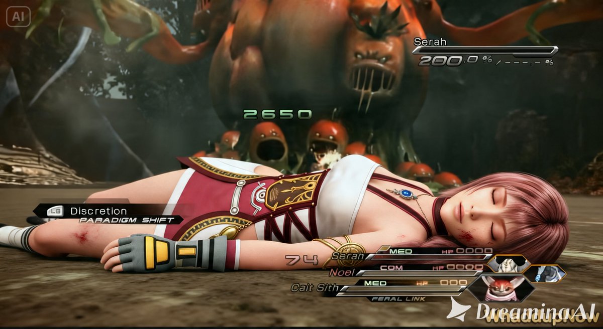 prasetya_j93824's tweet photo. Serah Farron セラ・ファロン Final Fantasy XIII-2 ファイナルファンタジーXIII-2 is Going Down on the floor Game Over Ryona リョナ. The beautiful pink girl hair lighting Sister lose some battle of The Monster. #Rpggame #squreenix #Ryonas https://t.co/1rObFK0hSB