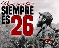 YoaReina's tweet photo. A solo unas horas del día de la Rebeldía Nacional, #CubaSoberana reafirma que #AquíNoSeRindeNadie https://t.co/793t9zRgE9