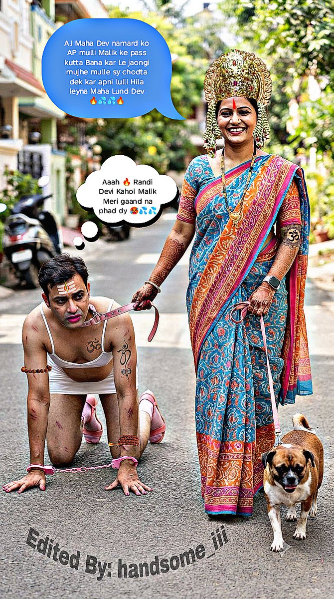 handsome_iii's tweet photo. Sissy Dev 🔥 Devi Maa 🥵 going to meet Muslim Malik 🔥💪
#sissy #interfaith #devimaa #mahadev https://t.co/gGiDQNMc5g