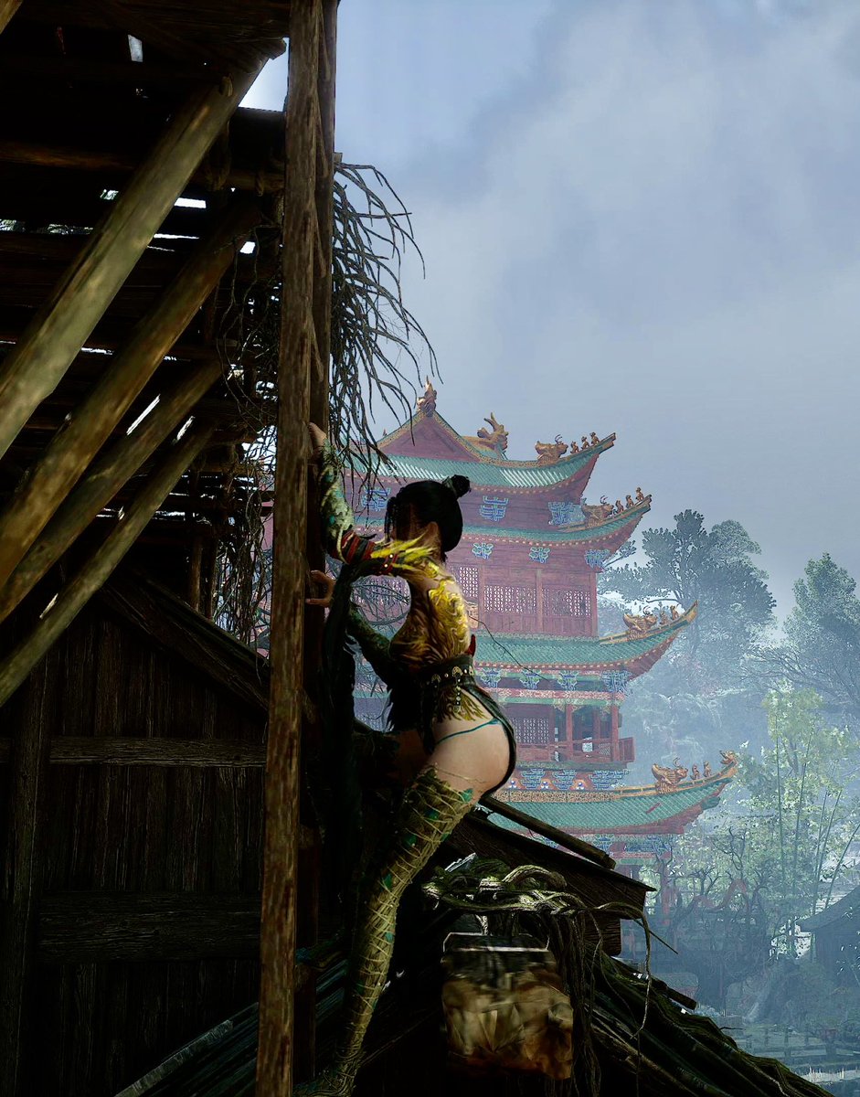 Darth_Splotch's tweet photo. Still trying to finish up Worship’s Rise in #WuChang #FallenFeathers best weapon I found so far is a Red Tipped Spear, need to learn more about the magic system https://t.co/c6LNDpr2LO