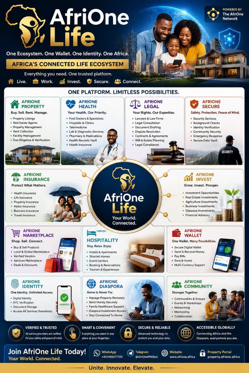 afropolitanapst's tweet photo. The AfriOne Life 
Join now - +447495477705 on WhatsApp and @afrionelifebot on telegram. 
Join the ecosystem #afrionelife #life #people https://t.co/ZMKfVu3T5R