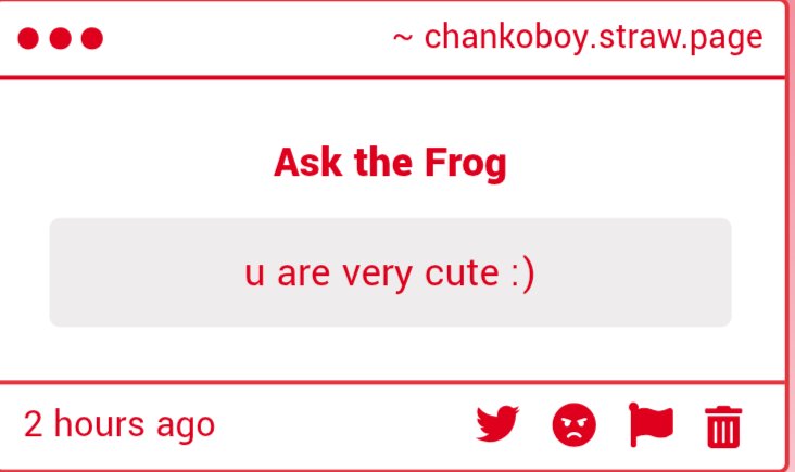 ChankoBoy94's tweet photo. Thank you very much. Not what you'd expect to see about a giant frog but I'm sure everyone has their type. You're probably very cute for thinking so. https://t.co/xaDRKZutfy