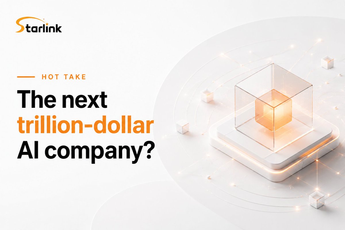 starlink_hex's tweet photo. 🔥Hot take: 

The next trillion-dollar AI company may not be an AI application. 

It could be the infrastructure behind thousands of AI applications. 

Agree or disagree? https://t.co/GG4QazI1xA