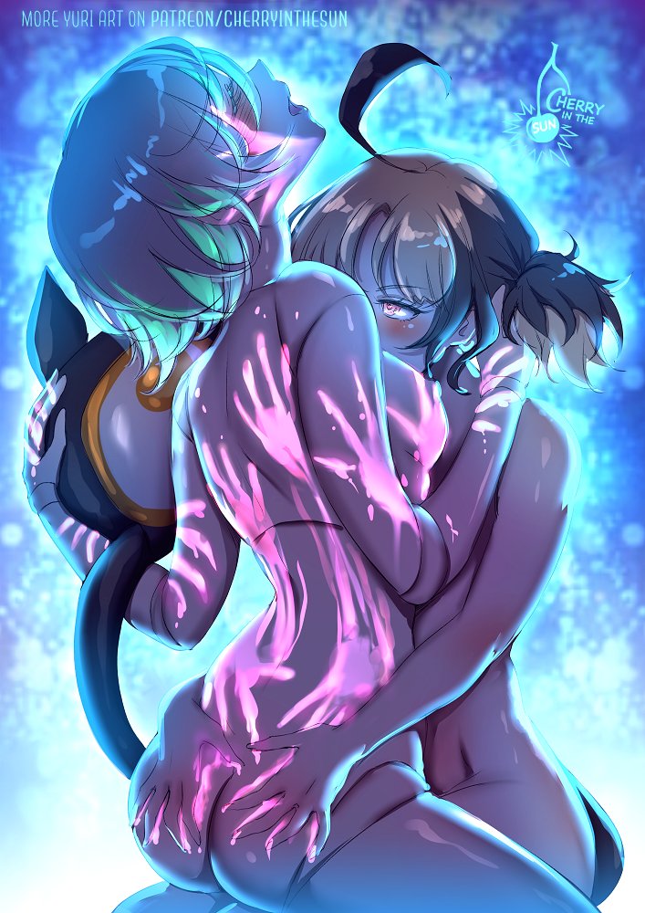 CherryInTheSun's tweet photo. playful Gigi and Cece 🫣

#autofister #rkggk #Immergination #hololive #yuri #百合 https://t.co/Z0M0KQxcQZ