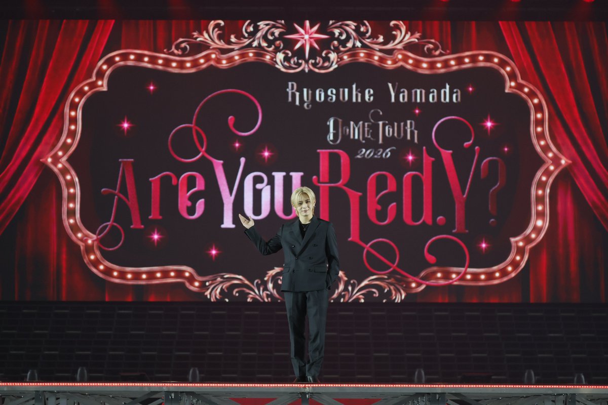 oricon's tweet photo. 山田涼介、前人未到のソロドームで思わず涙も
東京ドーム公演前取材には異例の登場で照れ笑い💦
https://t.co/vPkZh7qzI1

アイドルとしての美学「99点でいたい」✨️
唯一無二への強い意志見せる【参加ジュニア一覧】
https://t.co/zlUGcQDP0j

#AreYouRedY https://t.co/FUxwnSVHDh