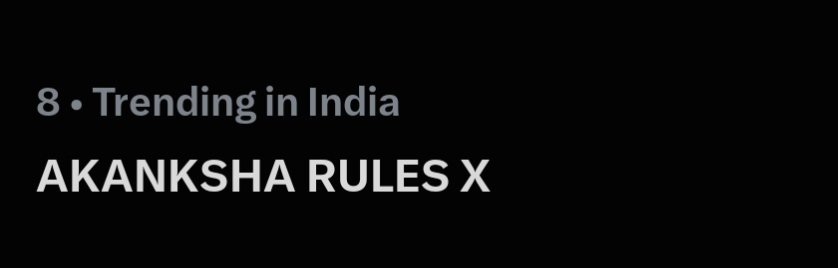 ashyxmoon634's tweet photo. We are trending with number 8

AKANKSHA RULES X https://t.co/SM7MG8tIAb