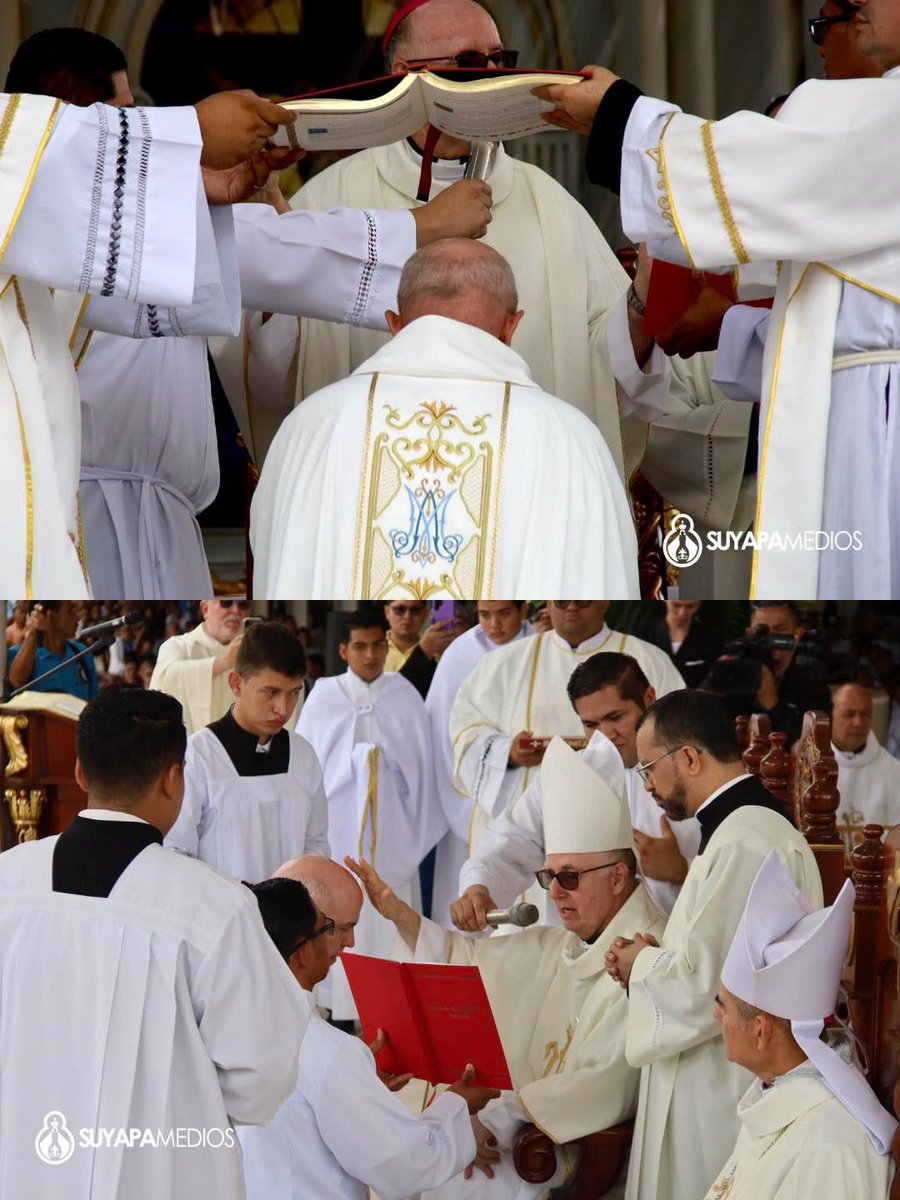 suyapamedios's tweet photo. ⛪️🙏 Mons. Patricio Larrosa ya es ordenado como nuevo Obispo de la Diócesis de Danlí y toma su sede episcopal como titular de la Iglesia que peregrina en esta Diócesis.
#SuyapaMedios #Ordenacion #Episcopal #Danli #Monseñor #PatricioLarrosa https://t.co/LpWeelRk8X
