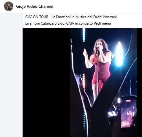 gioja_channel's tweet photo. #Gioia #live #tour #Calabria #events #venerdì #24luglio2026: in #diretta da #catanzaro #lido abbiam trasmesso il #concerto di #Gaia. #video a questo #link: https://t.co/7KIKVeLSfI #summer #music #concerts #estate2026 https://t.co/1oiwSwNatt